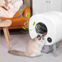 New Automatic Smart Cat Toilet Electric Smart Cat Litter Box Can Be Remotely Controlled By App Enclosed Cat Litter Box