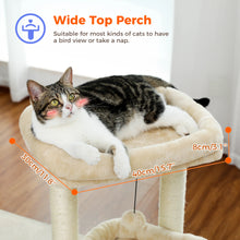 H68cm Small Cat Tree Condo for Indoor Hanging Ball Tower Large Top Perch Warm Cozy Home Sisal Scratching Post rascadores de gato