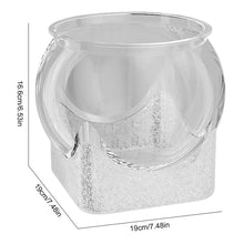 Clear Transparent Round Fish Tank Aquarium Micro-landscape Resistant Falling Desktop Ecologicals Fish Tank Ornamental Fish Decor