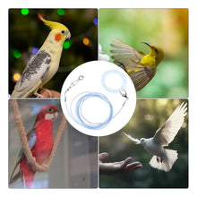 Bird Flying Training Rope Lightweight Pet Parrot Rope For Outdoor Flying Biting-Resistant Bird Training Toy With Ankle Foot Ring