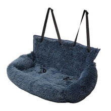 Dog Car Seat for Large Dogs, Two Dogs Car Back Seats, Travel Pet Booster Belt, Washable Long Plush Safety Car Sofa Pet Supplies