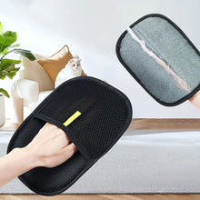 Pet Hair Remover Mitt Deshedding Brush Glove for Dog Cat Rabbit with Long/Short/Curly Hair