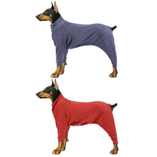 Winter Warm Dog Pajamas Clothes For Medium Large Dogs Dog Pajamas Elasticity Pet Jumpsuit  Labrador Costume Doberman Coat