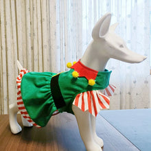 Christmas Elf Dress for Small Dogs New Year Wedding Princess Dresses Clothes Winter Pet Dress Dog Hoodie Chihuahua Dog Outfits