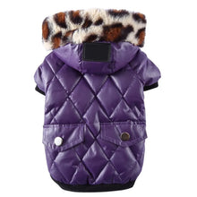 Winter Dog Clothes Warm Clothes Puppy Windproof Down Coat For Small Middle Dog Chihuahua Yorkshire Hooded Jacket Clothing