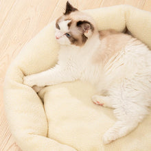 Soft Pet Cat Bed Round Plush Cat Nest Pet kitten Pillow basket Comfortable Sleeping Mat Suitable For All Kinds Of Cats