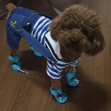 4Pcs Waterproof Winter Pet Dog Shoes Anti-slip Rain Snow Boots Footwear Lightweight Warm For Small Cats Puppy Dogs Socks Booties