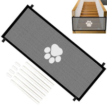 Portable Pet Dog Net Doors Retractable Indoor Safety Gate Folding Fence Protective Net For Stairs, Doorways, Halls, Kitchen