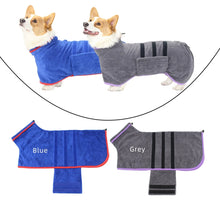 Dog Bathrobe Towel Microfiber Absorbent Beach Towel For Medium Small Dogs Cats Fast Dry Coat Absorbent Pet Nightwear Soft Towel