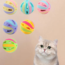 Cat Toy With Bell Cat Pounce Jinggle Ball Hollow Cat Jingle Balls Interactive Cat Toys Kitten Chasing Toys For Kitten Cats