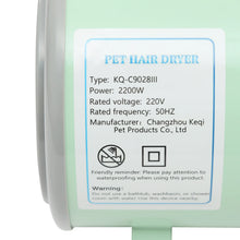 2200W Pet Hair Dryer, Adjustable Design Wind Speed, Electric Dog Cat Hair Dryer, Pet Drying Machine with 4 Nozzles