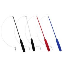 Cat Teaser Wands Three-section Telescopic Fishing Pole Wand Kitten Funny Catcher Teaser Stick Rod Interactive Stick Teaser Toys