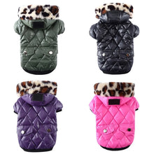 Winter Dog Clothes Warm Clothes Puppy Windproof Down Coat For Small Middle Dog Chihuahua Yorkshire Hooded Jacket Clothing