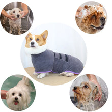 Dog Bathrobe Towel Microfiber Absorbent Beach Towel For Medium Small Dogs Cats Fast Dry Coat Absorbent Pet Nightwear Soft Towel