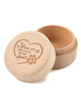 Dog Hair Keepsake Box Wood Pet Hair Keepsake Box Durable Pet Memorial Box Tooth Collection Memorial Box For Dog And Cat Ashes