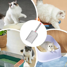 Pets Litter Sand Shovel Deep Shovel With Ergonomic Handle Pet Cleaning Tool Pooper Scooper For Cats Waste Receptacles Pet Toilet