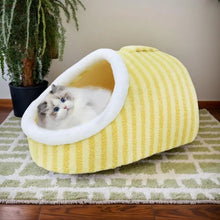 Cat Cave For Indoor Cats Medium Large Cats Cave Bed Cozy Slipper For Indoor Pets Cozy Pet Hideaway Bed Cute Covered Cat Bed With