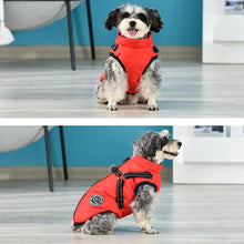 Winter Dog Clothes For Small Large Dogs Warm Fleece Big Dog Jacket Waterproof Pet Coat With Harness Chihuahua Puppy Costume