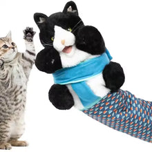 2/1pcs Cats Puppet Wrestler,Cat sumo Wrestler Toy Interactive Play Cat Plush Animal Toy With Sturdy Padding Cat Wrestling Gloves