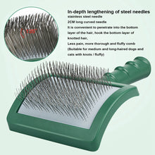 Long Pin Slicker Brush for Large Dog Matted Hair Pet Grooming Wire Brush Pet Dog Undercoat Loose Hair Removers