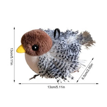 Flappy Bird Interactive Cat Toy USB Rechargeable Pet Cat Plush Toy Flapping Bird Toy Stimulate Hunting Instincts Remote Control