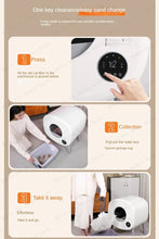 New Automatic Smart Cat Toilet Electric Smart Cat Litter Box Can Be Remotely Controlled By App Enclosed Cat Litter Box