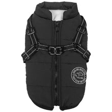 Winter Dog Clothes For Small Large Dogs Warm Fleece Big Dog Jacket Waterproof Pet Coat With Harness Chihuahua Puppy Costume