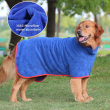 Dog Bathrobe Towel Microfiber Absorbent Beach Towel For Medium Small Dogs Cats Fast Dry Coat Absorbent Pet Nightwear Soft Towel