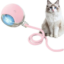 Automatic Rolling Ball Cat Interactive Ball Toy With Tail Rechargeable Smart Pet Interactive Toy Intelligent Mouses For Cat