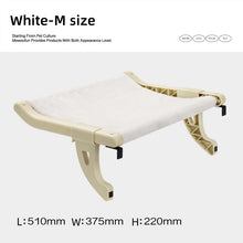 Mewoofun Cat Hammock One-Step Sliding Clamping Slot Adjustment Cat Window Hammock with Removable Covers 30kg Pet Accessories