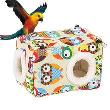 Parrot Warm Nest Thick Bird Bed Warm Snuggle Hut Washable Bird Nest House Parrot Hideway Bed Sleeping Bed For Parrot Parakeet