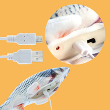 Flappy Fish Interactive Dog Toy Flappy Fish Cat Toy Electric Floppy Fish Cat Toy Plush Simulation Electric Doll Fish Automatic