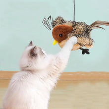 Flappy Bird Cat Toy Rechargeable Pet Cat Interactive Plush Toy Flapping Bird Toy Stimulate Hunting Instincts Remote Control USB