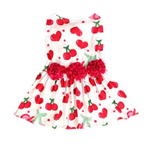 Dog Dress Pet Clothes Spring Summer Puppy Skirt Princess Dress Fashion Flower Heart Lovely Pattern Sleeveless Dog Dresses