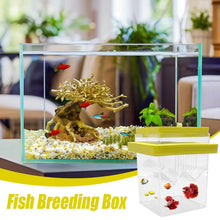 Aquarium Breeder Box With Suction Cups Floating Aquarium Acclimation Hatchery Incubator Guppy Betta Fish Isolation Box