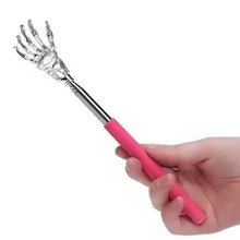 Telescopic Back Scratcher Stainless Steel Hand Shaped Extendable Back Scratchers Hand Massager Backslap Portable Travel Massage