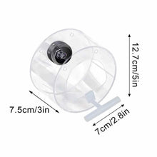 Smart Bird Feeder Acrylic with Camera Bird House Pet Feeder Transparent 1080P HD Easy Installation for Outdoor Garden