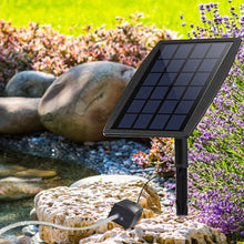 Courtyard Fishbowl Aerator 6V/2.5W Solar Panel Oxygen Pump Built-in 3.7V/1800mAh Lithium Battery for Fishing/Fish Tank/Pool Pond