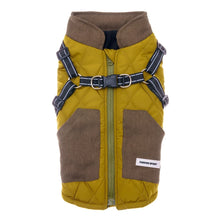 Winter Dog Jacket With Harness Zippered Dog Apparel for Cold Weather Warm Puppy Vest Coat Padded Pet Warm Jacket with Pocket