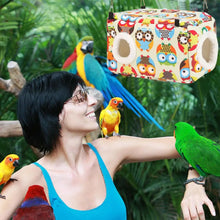 Parrot Warm Nest Thick Bird Bed Warm Snuggle Hut Washable Bird Nest House Parrot Hideway Bed Sleeping Bed For Parrot Parakeet