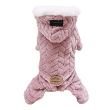 Winter Dog Jumpsuits Pet Puppy Hoodie Jacket Coat 4-Leg Soft Fleece Warm Snowsuit Chihuahua Yorkie Outfits Clothes Apparel