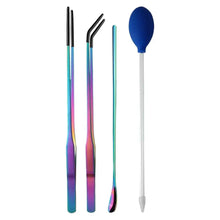 Reptile feeding tool set Efficient feeding rubber head tweezers feeding spoon Reptile Accessories for geckos bearded dragons
