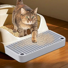 Waterproof Home Kitten Toilet Ramp Pedal with Filter Function Reusable Easy Cleaning Keeps Room Tidy Compact for Home Litter Box