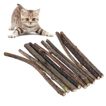 10/20/30/50Pcs Natural Silvervine Catnip Cat Chew Toy Suit Silvervine Cat Snacks Stick Safety Molar Toothpaste Sticks Pet Supply