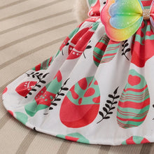 Easter Eggs Dog Dress for Small Dogs Girl Pink Puppy Dresses Dog Clothes Holiday Pet Costume Spring Summer Cat Apparels Cute