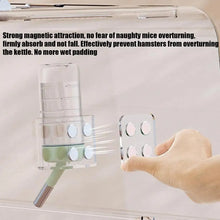 Guinea Water Bottle Stand Small Pet Feeder Magnet Bracket Leakproof Hamster Water Bottle Magnetic Holder For Small Animals