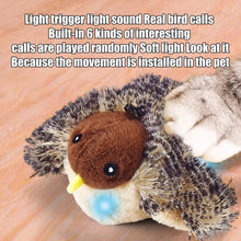 Flappy Bird Interactive Cat Toy USB Rechargeable Pet Cat Plush Toy Flapping Bird Toy Stimulate Hunting Instincts Remote Control