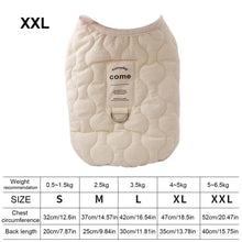 Winter Warm Dog Coat Jacket Windproof Dog Clothes for Small Dogs Padded Clothing Chihuahua Clothes Pet Supplies