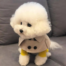 Fashion British Style Dog Cloak Windbreaker CorgiFrench Bulldog Pet Dog Bib Pet Clothing Cape Pets Costume Trench For Small Dog