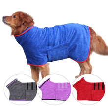 Dog Bathrobe Towel Microfiber Absorbent Beach Towel For Medium Small Dogs Cats Fast Dry Coat Absorbent Pet Nightwear Soft Towel